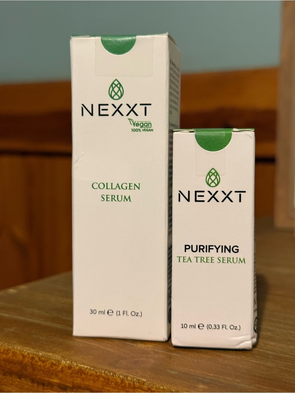 Nexxt Collagen Serum & Tea Tree Serum - Both New in Box